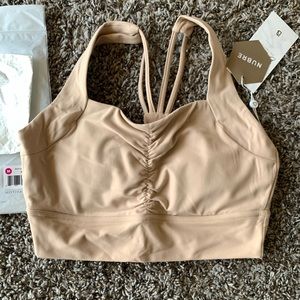 SOLD Bloom sports bra - Graham Cracker